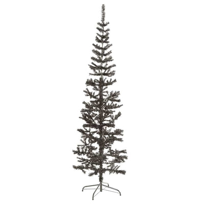 Vidaxl Treeur de Noël étroit 240 cm noir