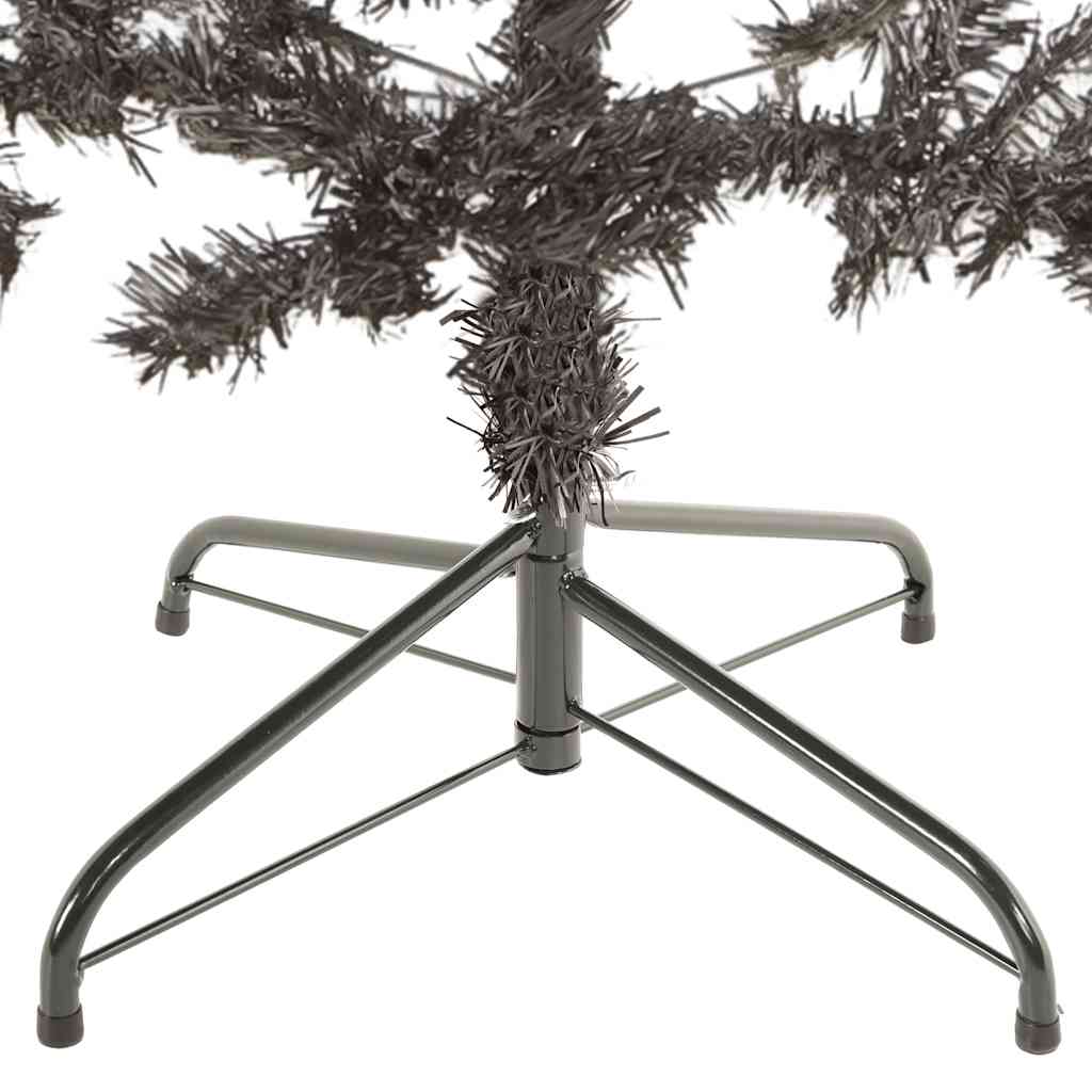 Vidaxl Treeur de Noël étroit 240 cm noir
