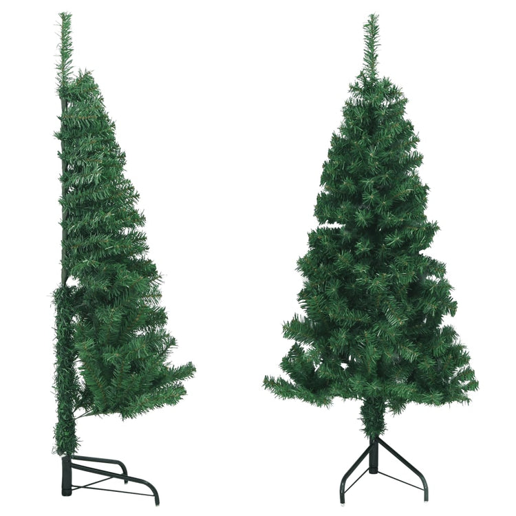 Vidaxl Kunstkerstboom Hoek 150 cm PVC vert