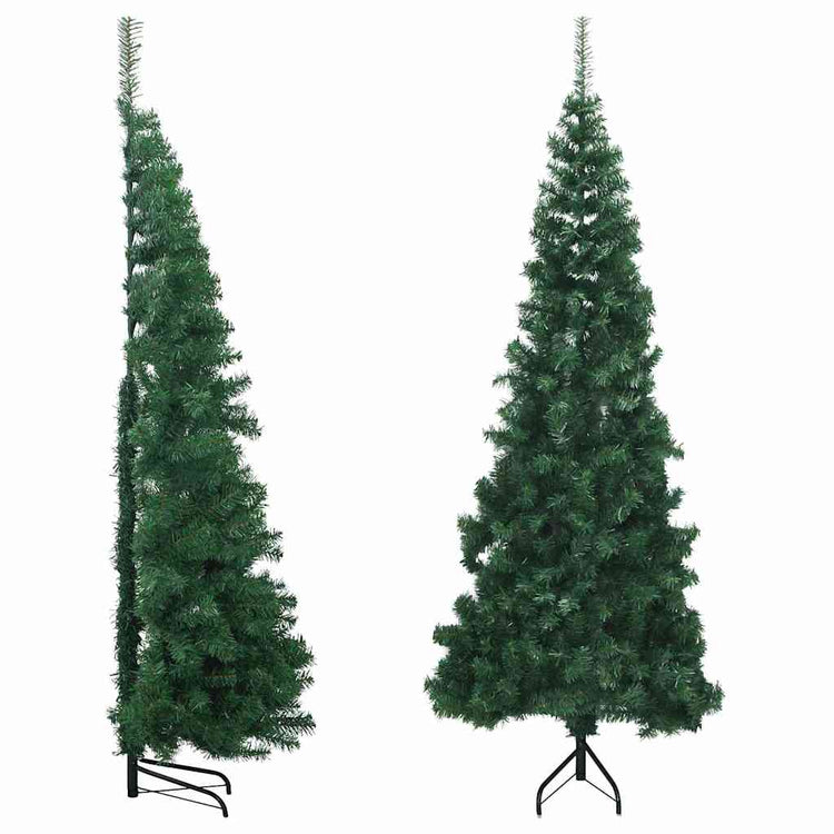 Vidaxl Kunstkerstboom Hoek 180 cm PVC Green