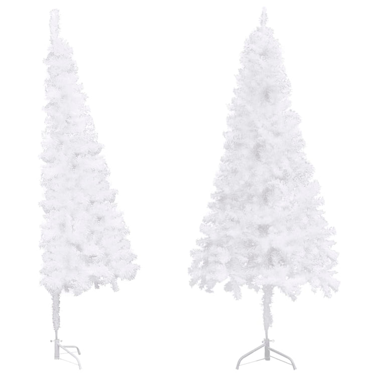 Vidaxl Kunstkerstboom Hoek 180 cm PVC blanc