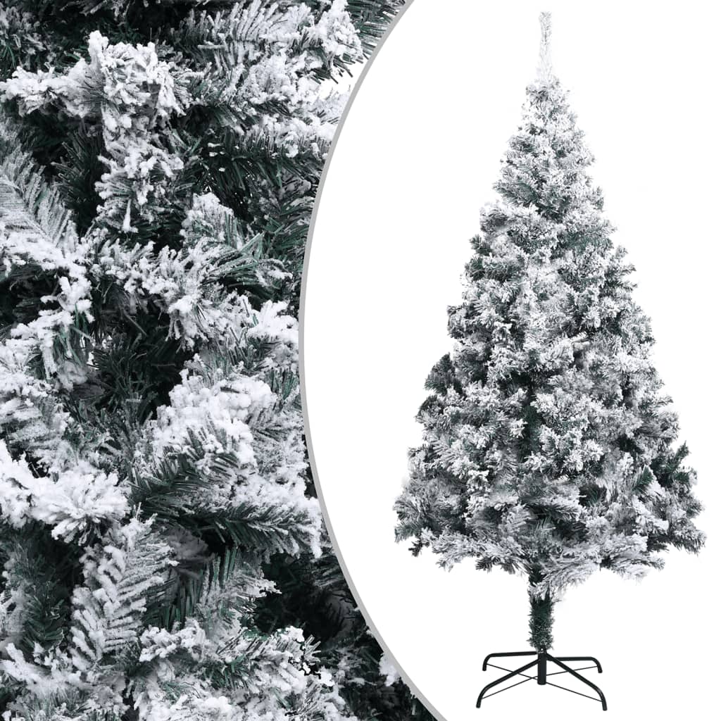 Vidaxl Kunstkerstboom avec Snow PVC 400 cm vert