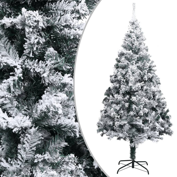 Vidaxl Kunstkerstboom avec Snow PVC 400 cm vert