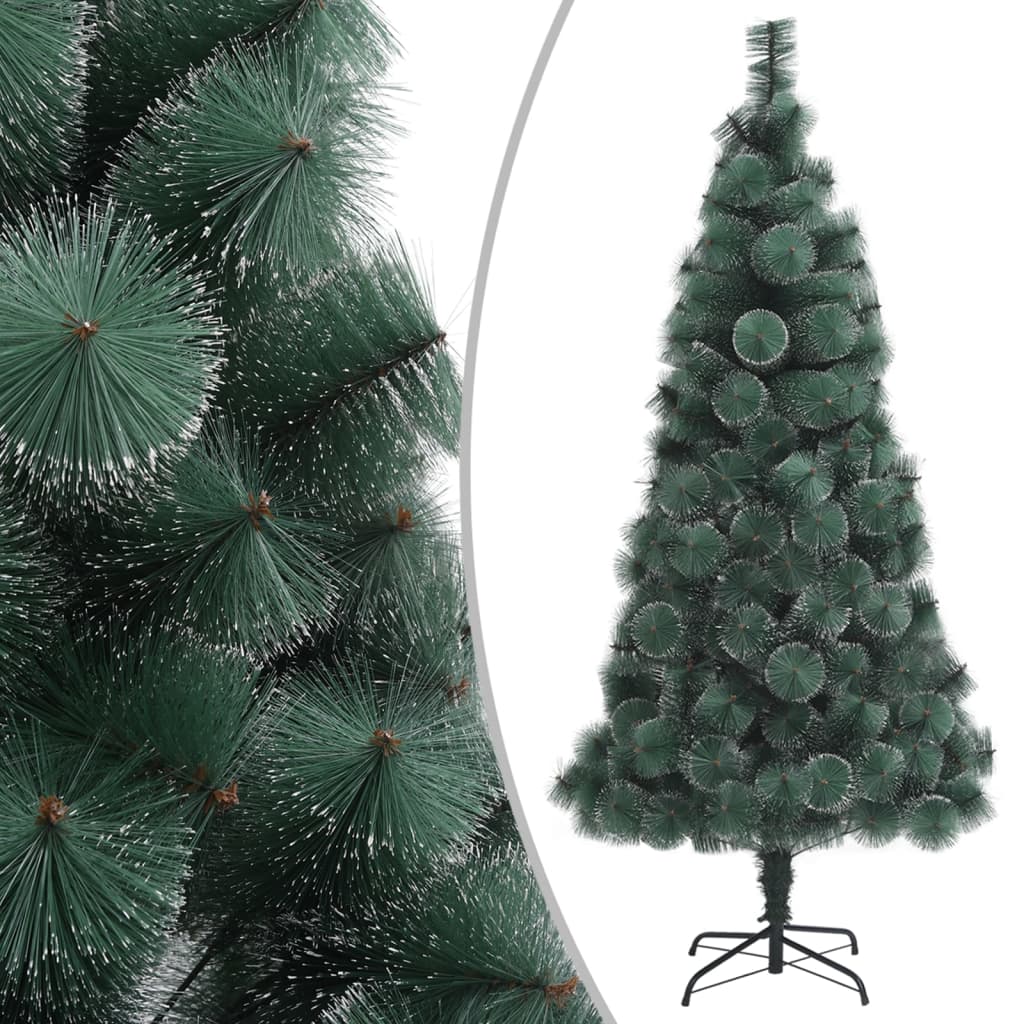 Vidaxl kunstkerstboom avec un capuchon standard de 120 cm vert