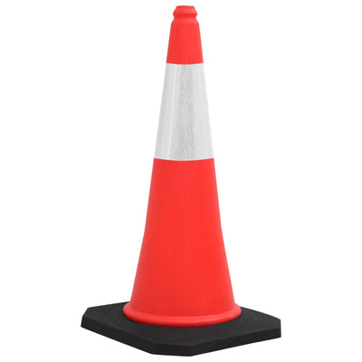 Cônes de circulation Vidaxl avec une base lourde 10 PCS Réfléchissants 75 cm