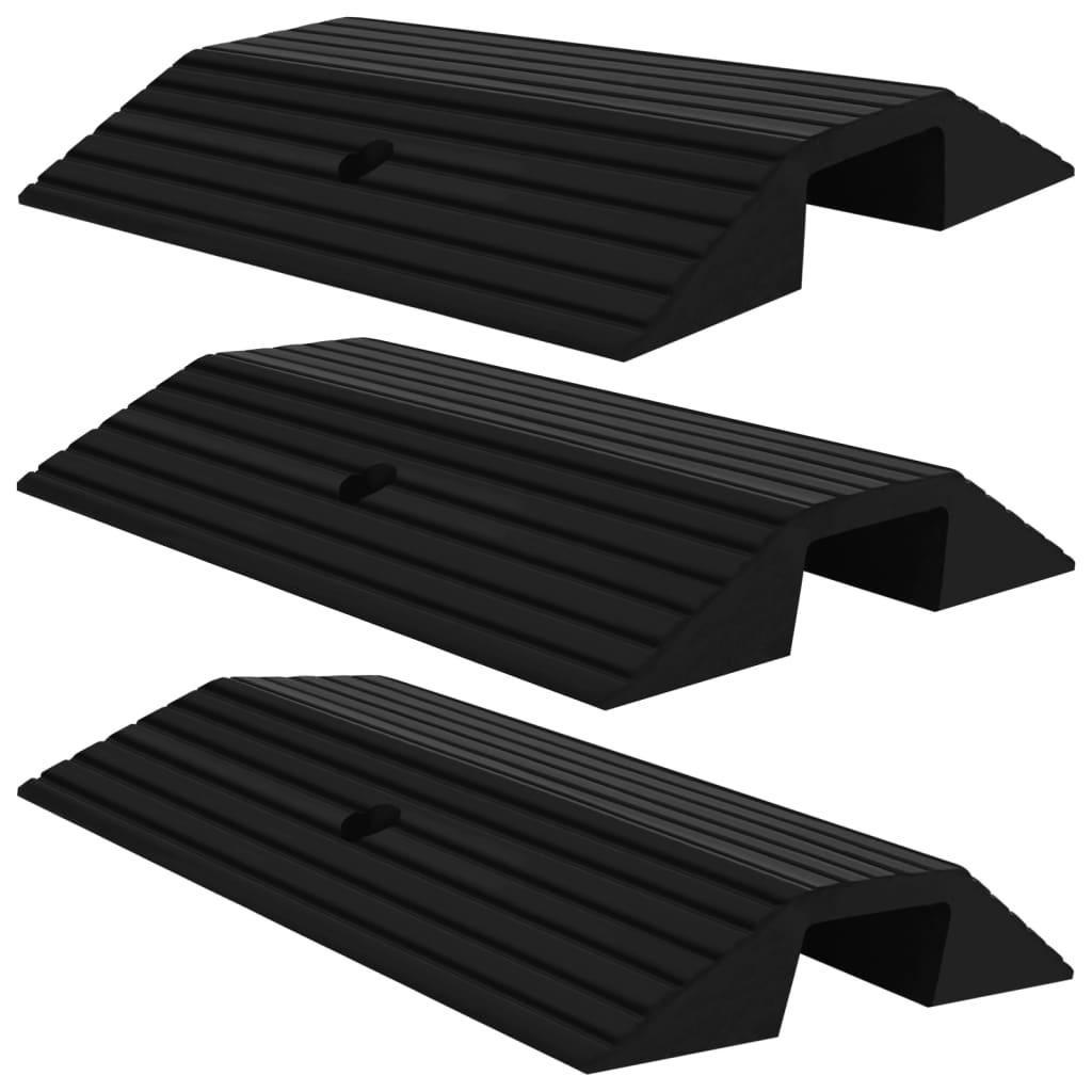 Ponts de seuil Vidaxl 3 pcs 49x40x8 cm