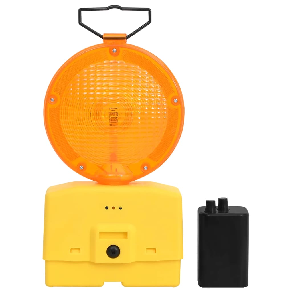 Vidaxl Lampes de construction 2 m avec des batteries 18x8x37 cm