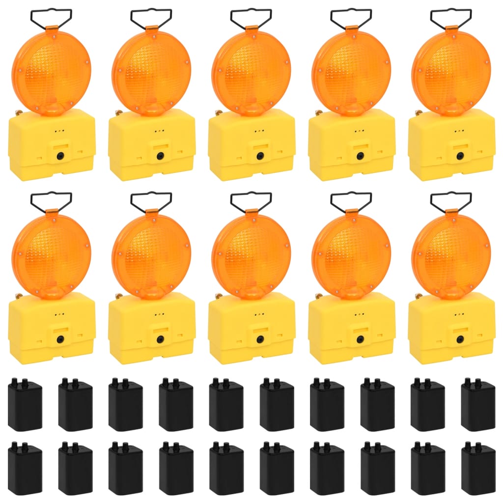 Vidaxl Construction Lampes 10 m avec batteries 18x8x37 cm