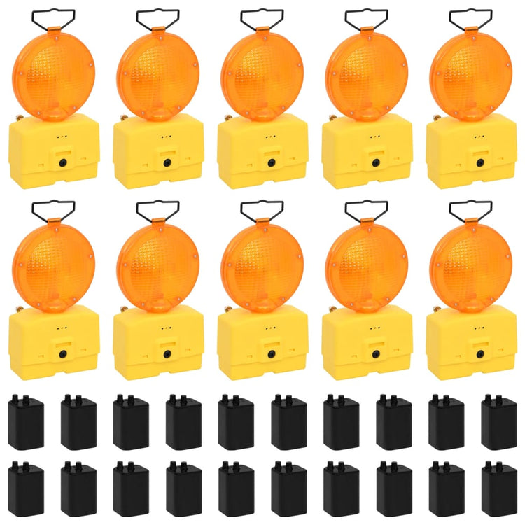 Vidaxl Construction Lampes 10 m avec batteries 18x8x37 cm