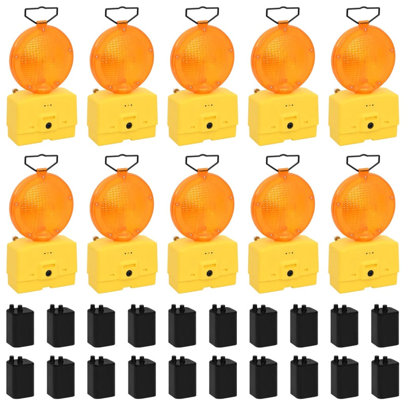 Vidaxl Construction Lampes 10 m avec batteries 18x8x37 cm