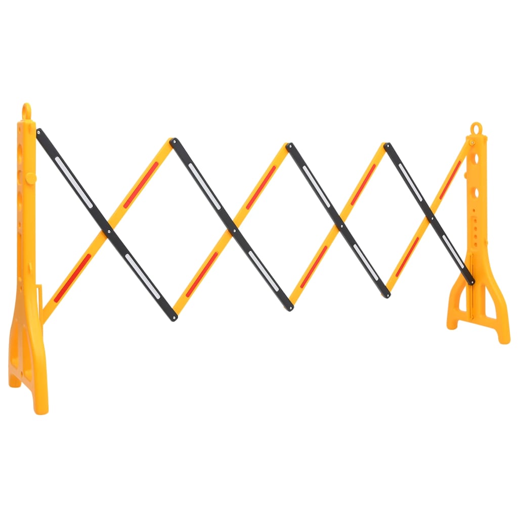 Vidaxl Traffic Barrière pliable 250x38x96 cm jaune et noir