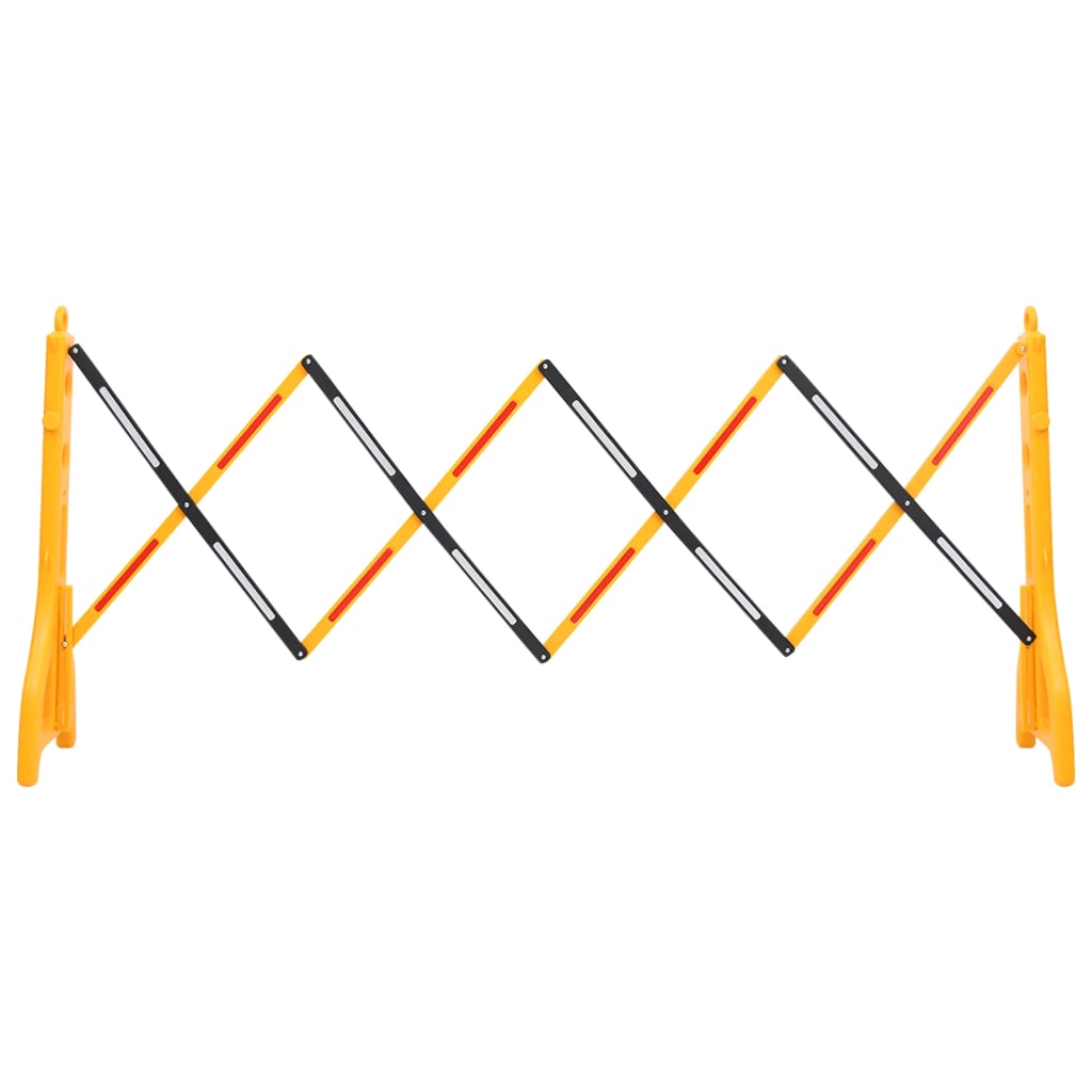 Vidaxl Traffic Barrière pliable 250x38x96 cm jaune et noir