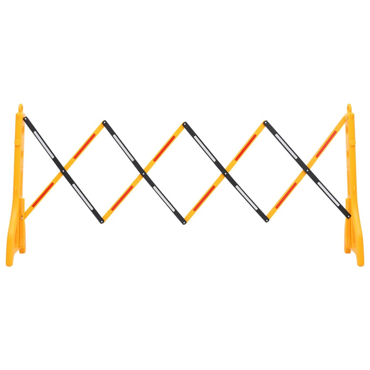 Vidaxl Traffic Barrière pliable 250x38x96 cm jaune et noir