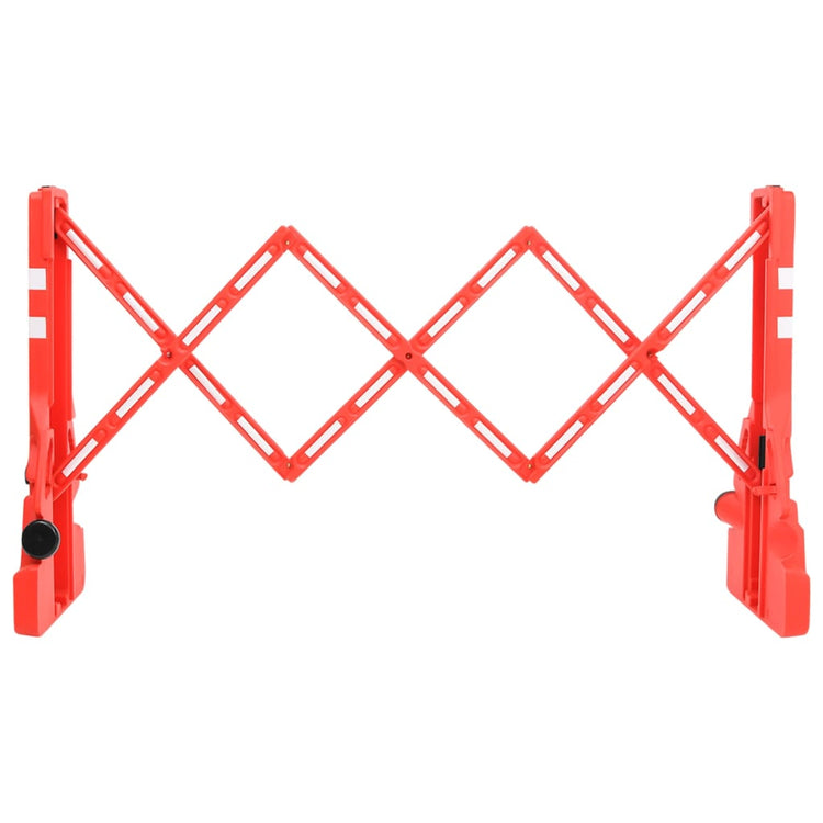 Vidaxl Traffic Barrières pliables 210x50x105 cm rouge