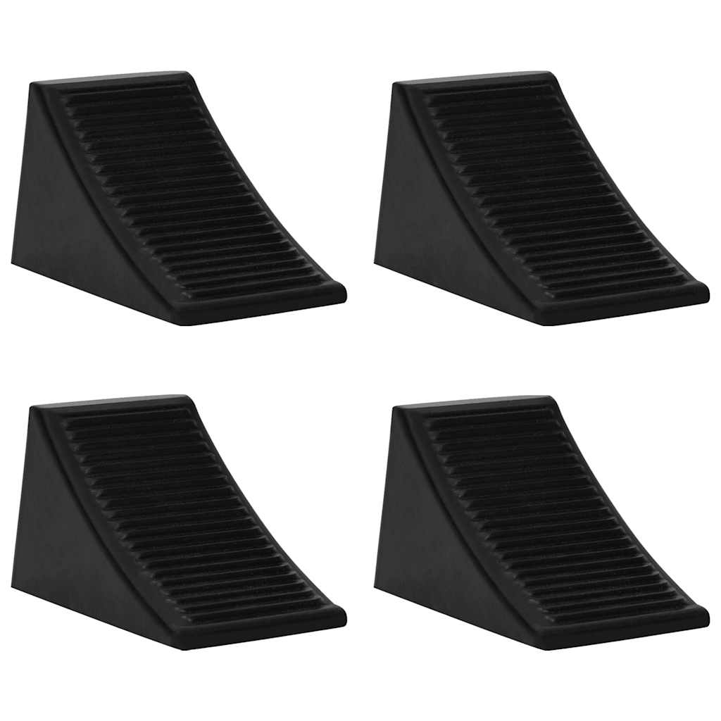 Blocs de roue Vidaxl 4 PCS 16x9x9 cm