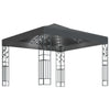 Arbor vidaxl avec guirlande légère à LED 3x3 m de couleur anthracite