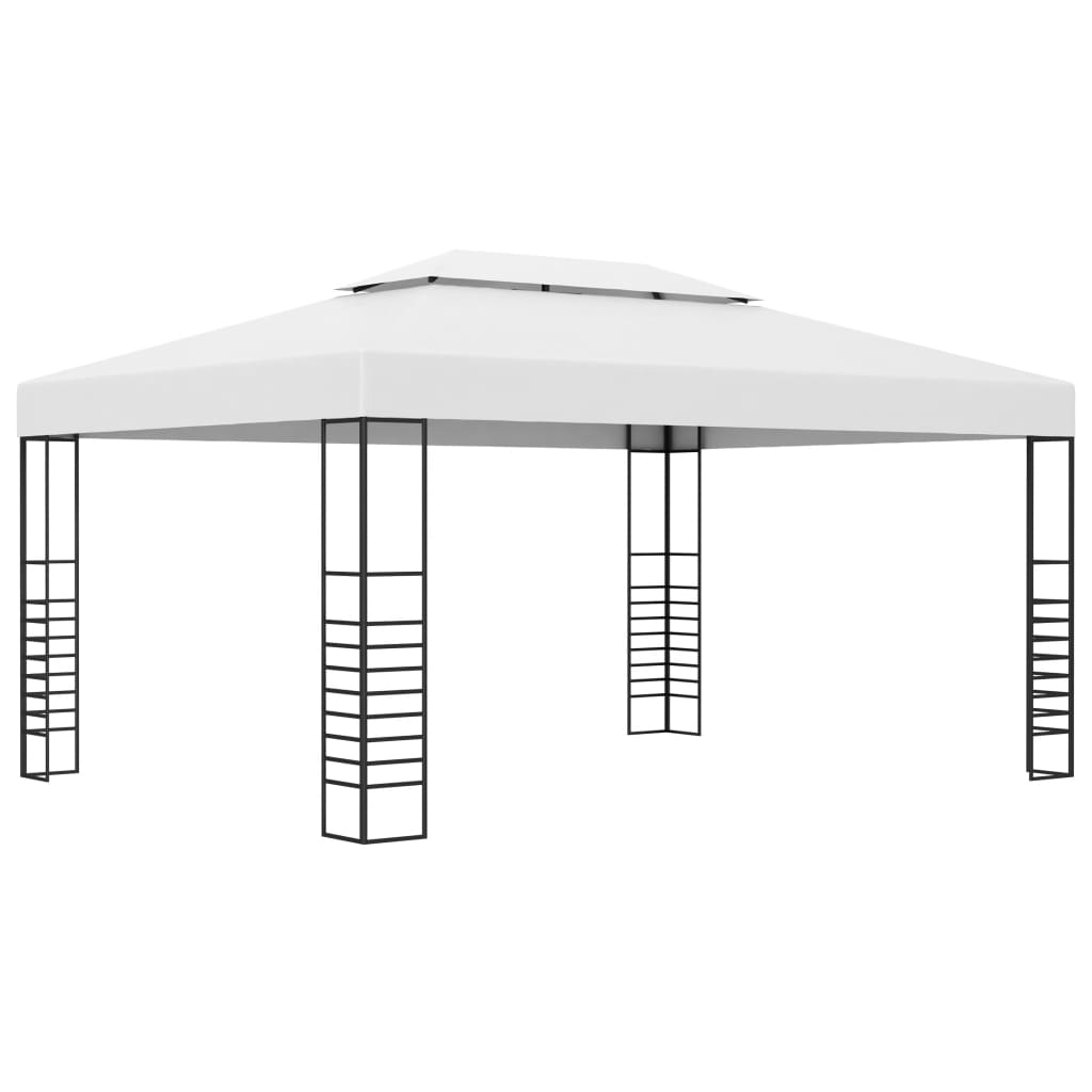 Arbor vidaxl avec guirlande légère à LED 4x3x2,7 m blanc