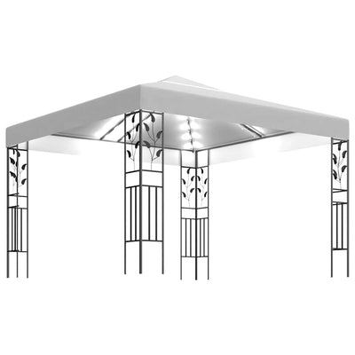 Arbor vidaxl avec guirlande de lumière LED 3x3 m blanc