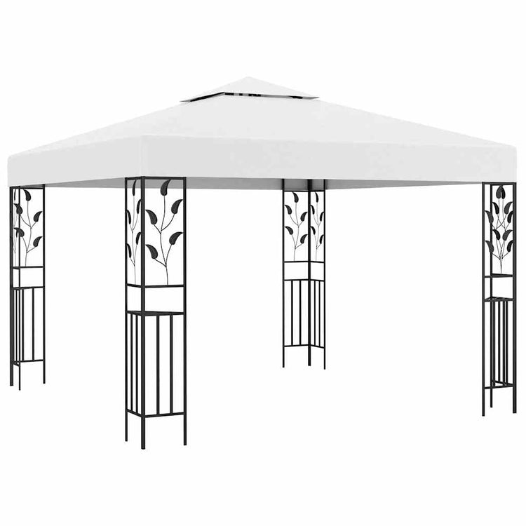 Arbor vidaxl avec guirlande de lumière LED 3x3 m blanc