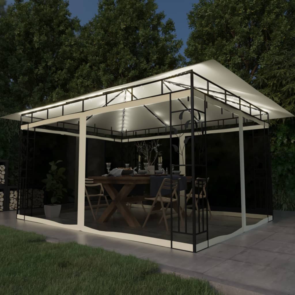 Arbor Vidaxl avec moustique Garland LED LED Net 180 g M² 4x3x2,73 M CRAME