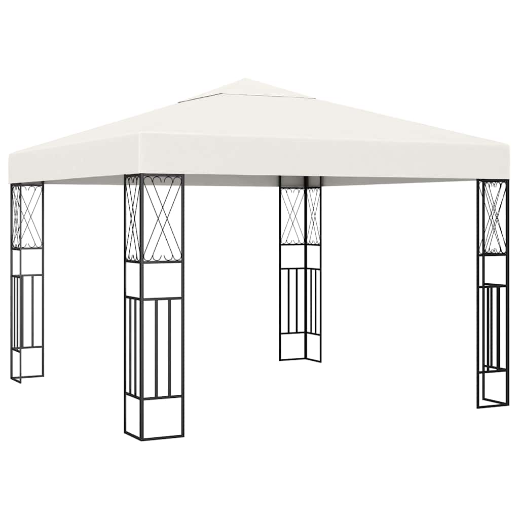Arbor Vidaxl avec Garland Light Garland 3x3 m Tissu de couleur