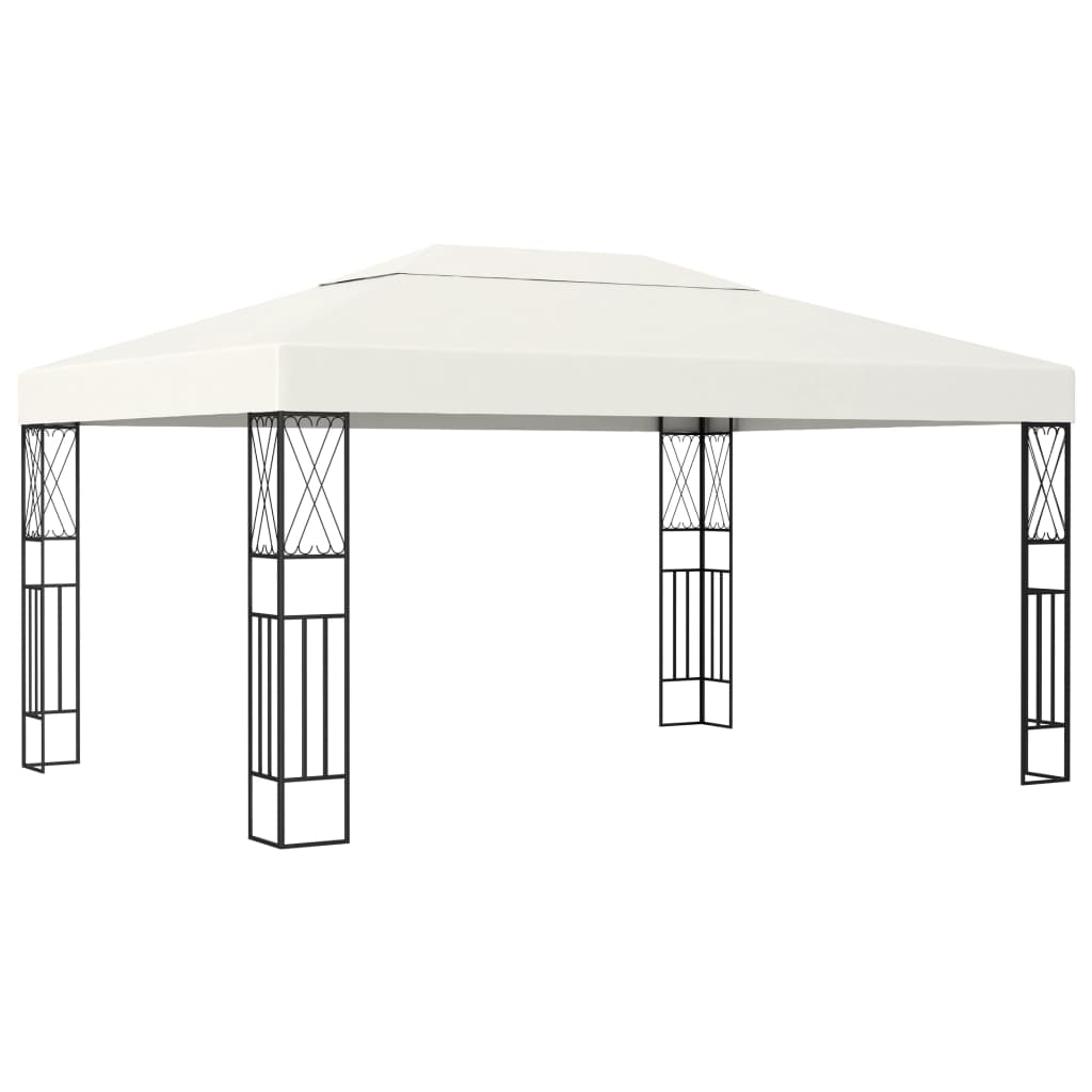 Arbor Vidaxl avec Garland Light Garland 3x4 m Tissu de couleur