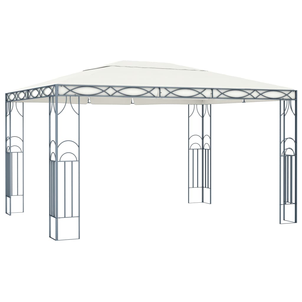 Vidaxl Arbor avec Garland Light Light 400x300 cm Crème Crème
