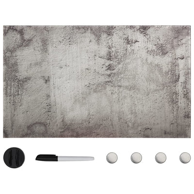 Mur de la carte magnétique Vidaxl - Verre de 100 x 60 cm