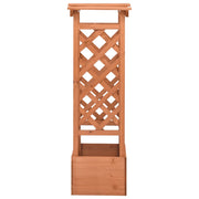Vidaxl latwerkplantenbak avec arch 49x39x117 cm Vurenhout - afbeelding 3