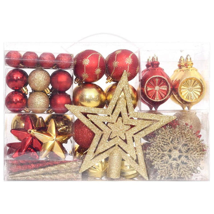 Vidaxl 108 parties de Noël Ball Set Gold and Red