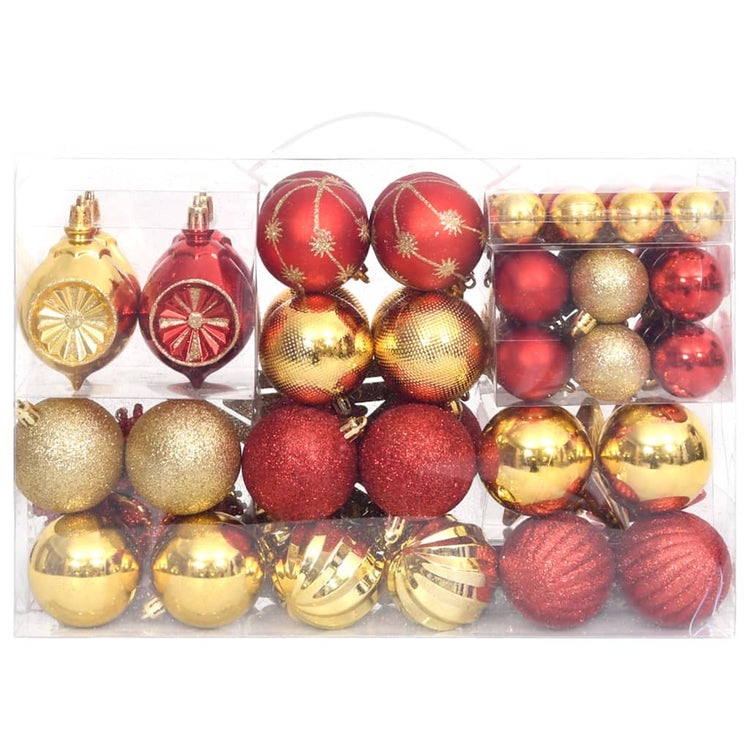 Vidaxl 108 parties de Noël Ball Set Gold and Red
