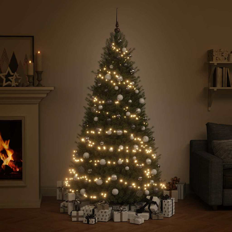 Vidaxl 61 parties de Noël en jeu avec pic et 150 LED blancs et gris