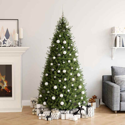 Vidaxl 120 parties de Noël en jeu avec pic et 300 LED blancs et gris