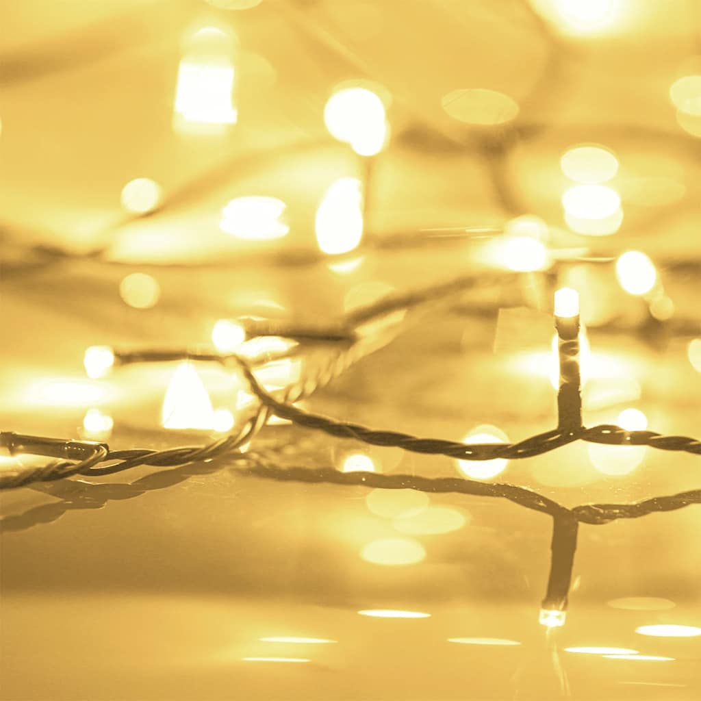 Vidaxl Garland léger avec 300 LEDS 30 M PVC WHITE CHAUD