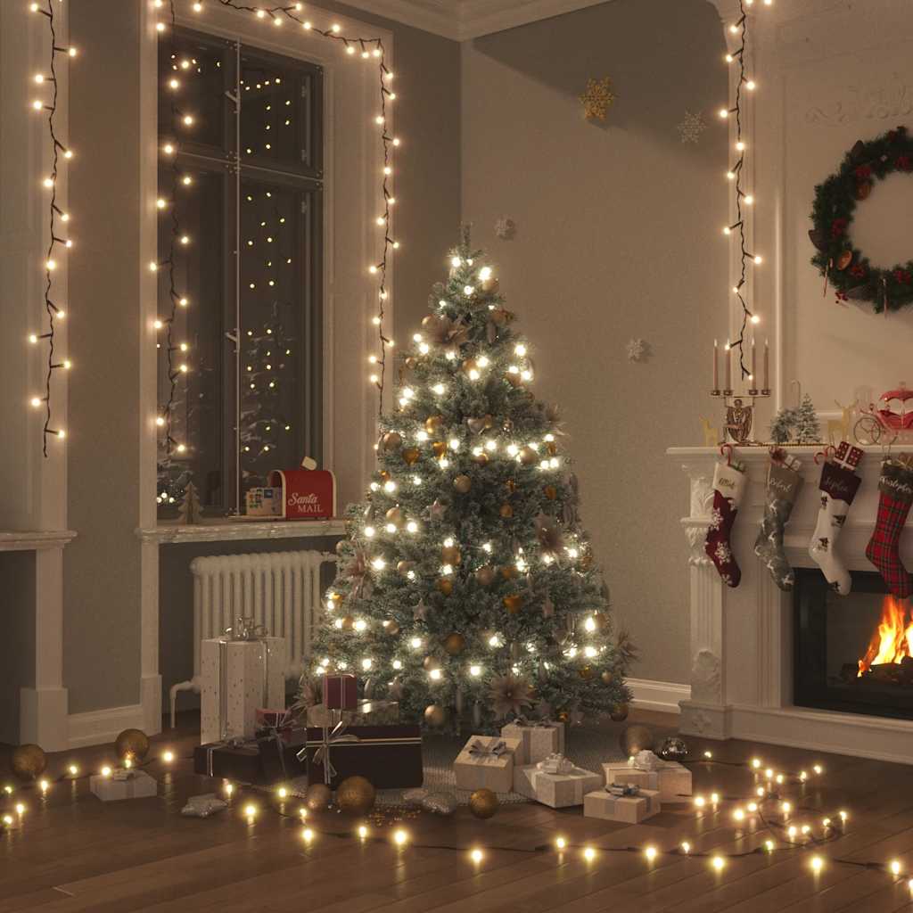 Vidaxl Garland léger avec 300 LEDS 30 M PVC WHITE CHAUD