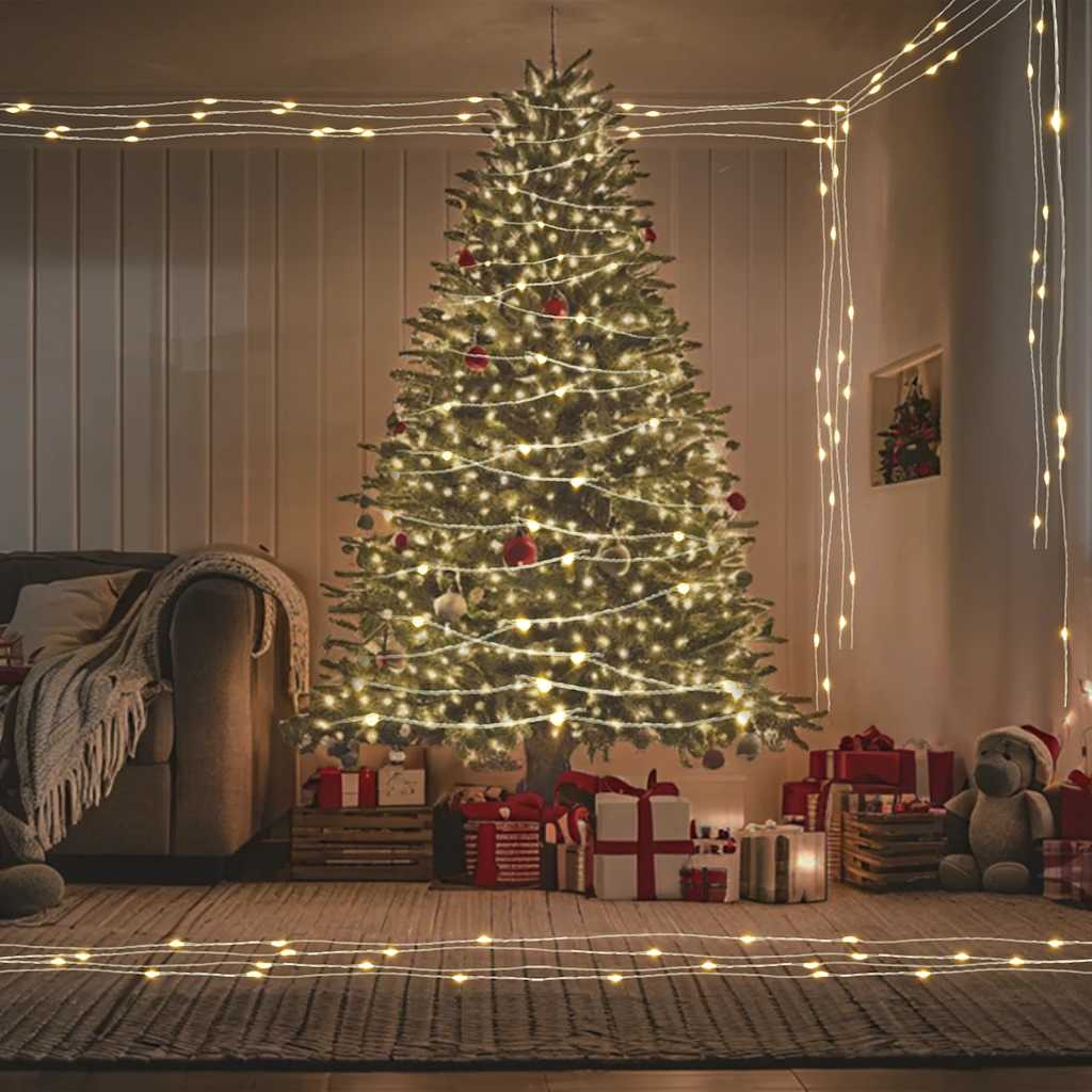 Vidaxl Garland léger avec 300 LED 30 m blanc chaud