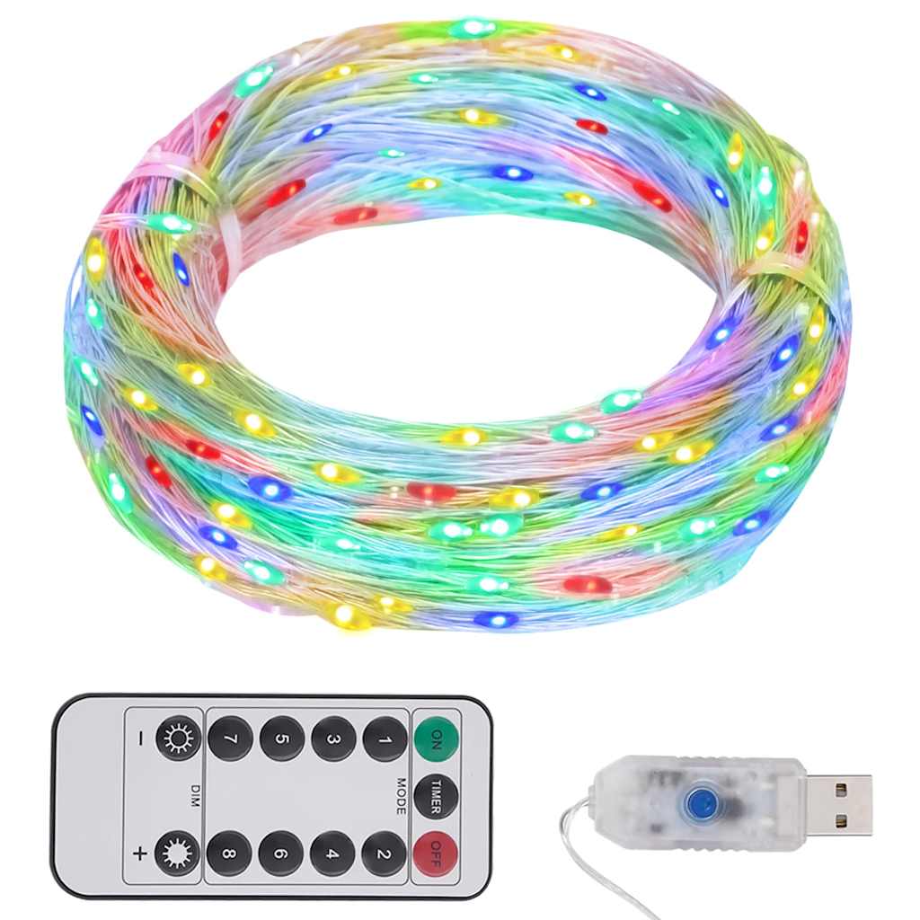 Vidaxl Garland léger avec 300 LEDS 30 m de couleur multicolore