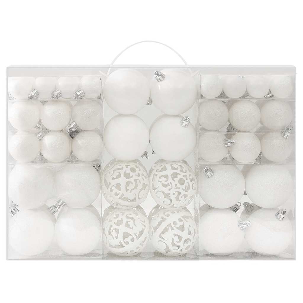 Vidaxl 100 pièces de Noël Balle Blanc