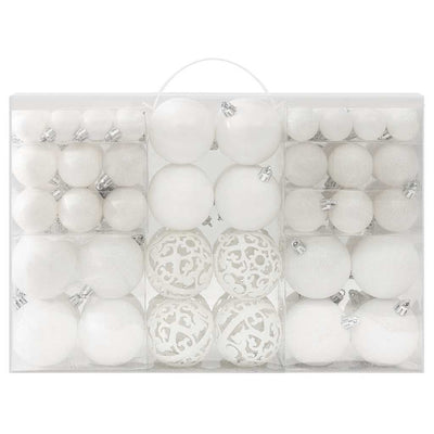 Vidaxl 100 pièces de Noël Balle Blanc