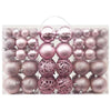 Vidaxl 100 pièces de Noël Set Pink