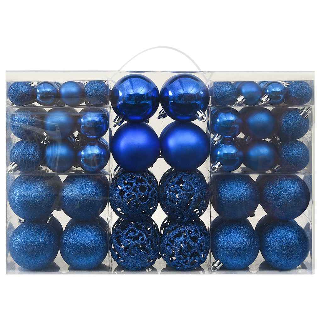 Vidaxl 100 pièces de Noël Set Blue