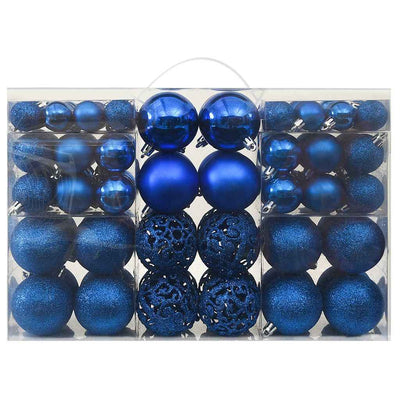 Vidaxl 100 pièces de Noël Set Blue