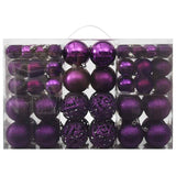 Vidaxl 100 pièces de Noël Ball Purple - afbeelding 2