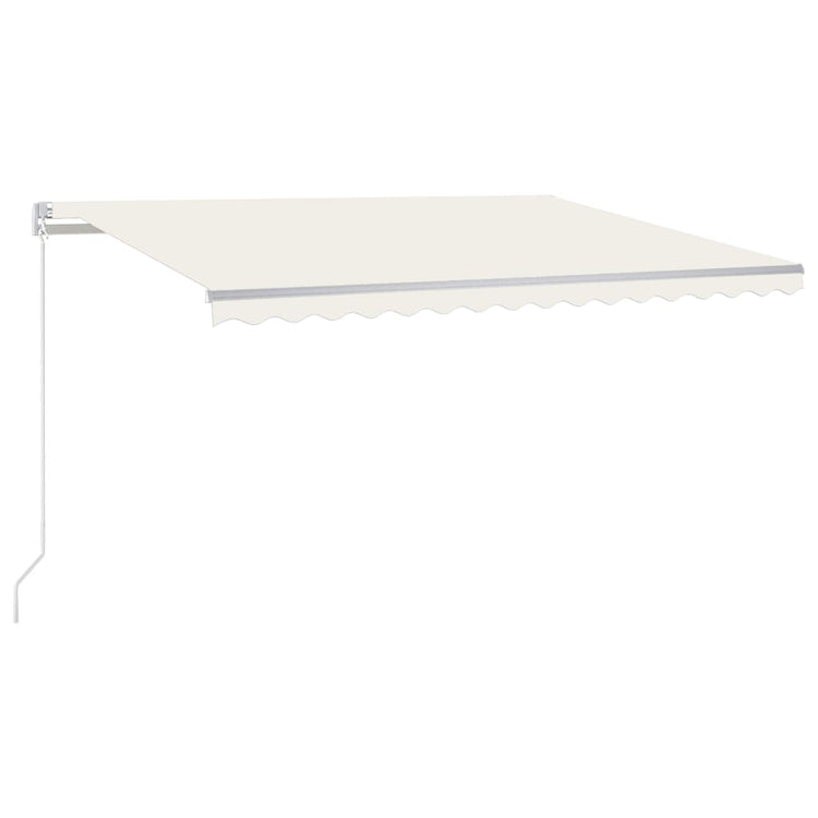 Vidaxl Luifel étend manuellement la crème 450x300 cm -colore