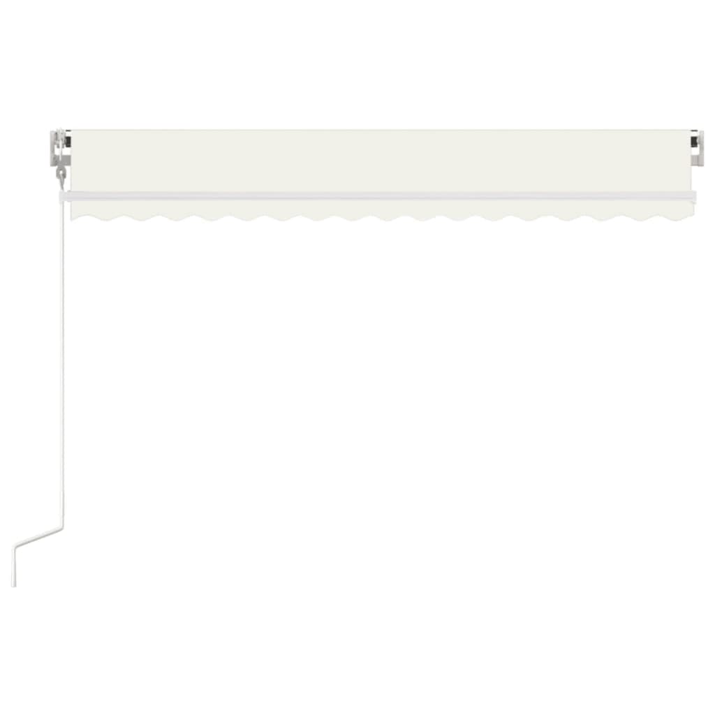 Vidaxl Luifel étend automatiquement la crème 450x300 cm -colore