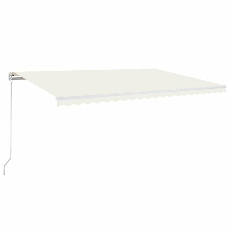 Vidaxl Luifel étend manuellement la crème 500x300 cm -colore