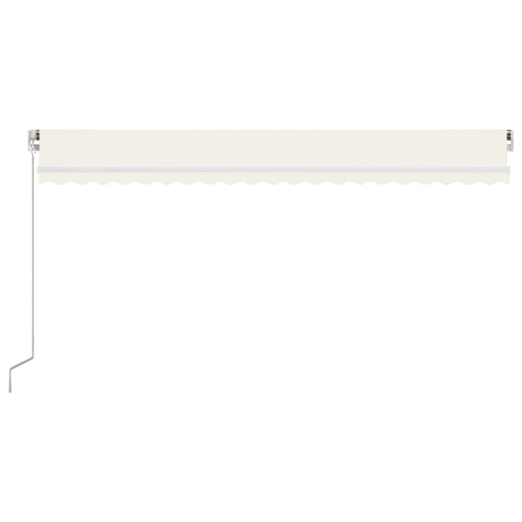 Vidaxl Luifel étend manuellement la crème 500x300 cm -colore