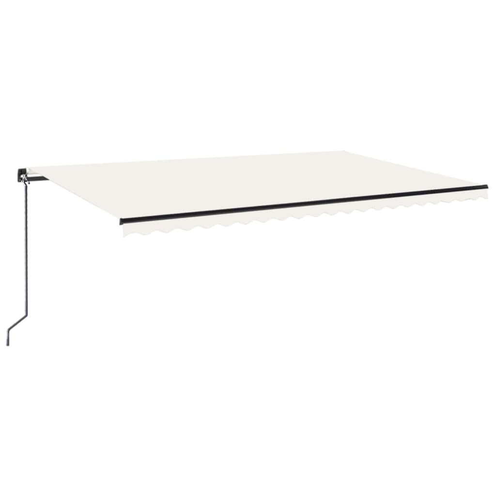 Vidaxl Luifel étend manuellement la crème 500x300 cm -colore