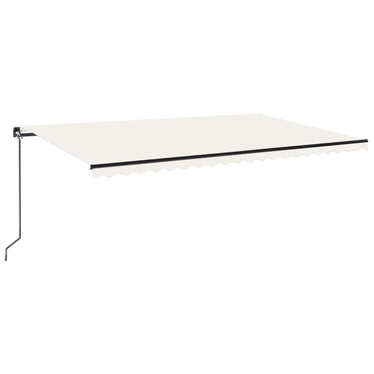 Vidaxl Luifel étend manuellement la crème 500x300 cm -colore