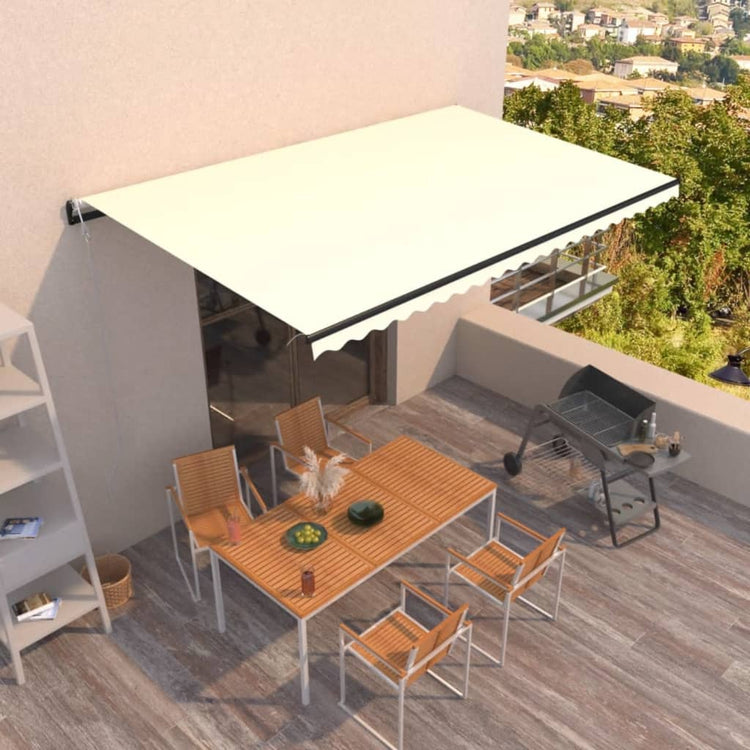Vidaxl Luifel étend automatiquement 500x350 cm -colored